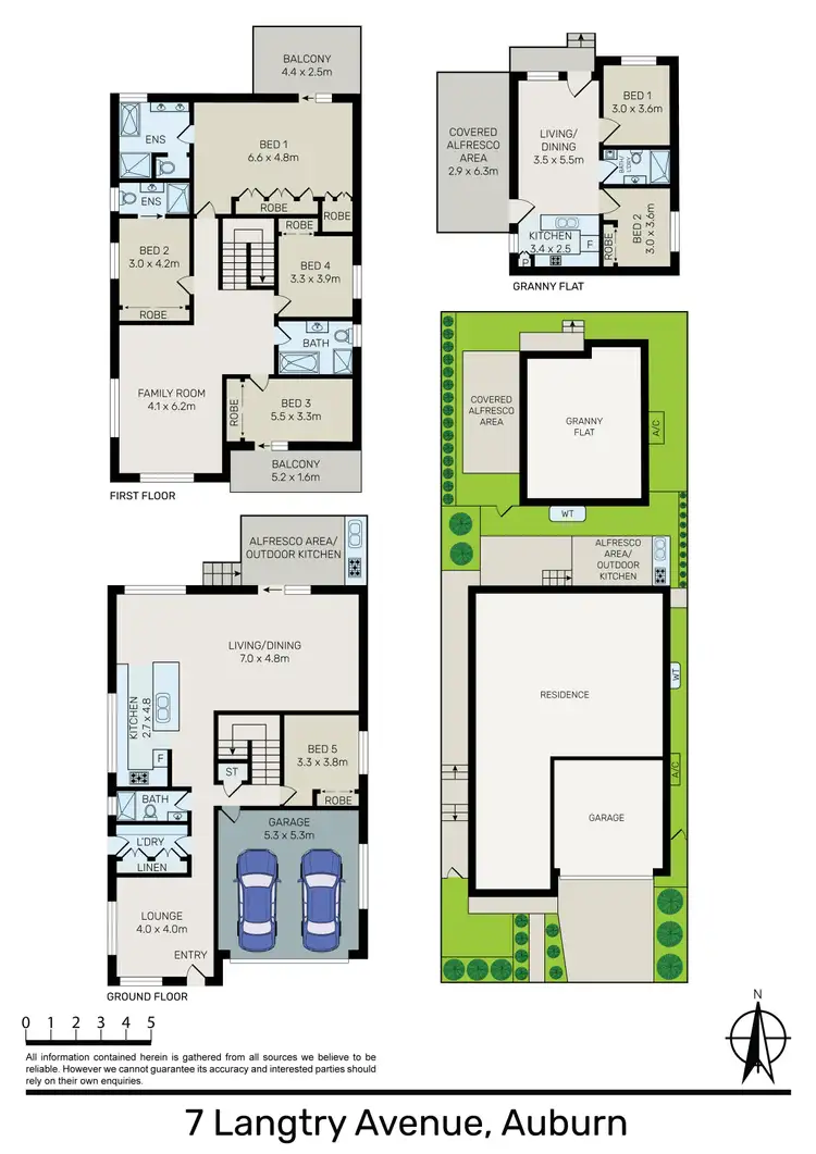 Floorplan of Homely house listing, 7 Langtry Avenue, Auburn NSW 2144