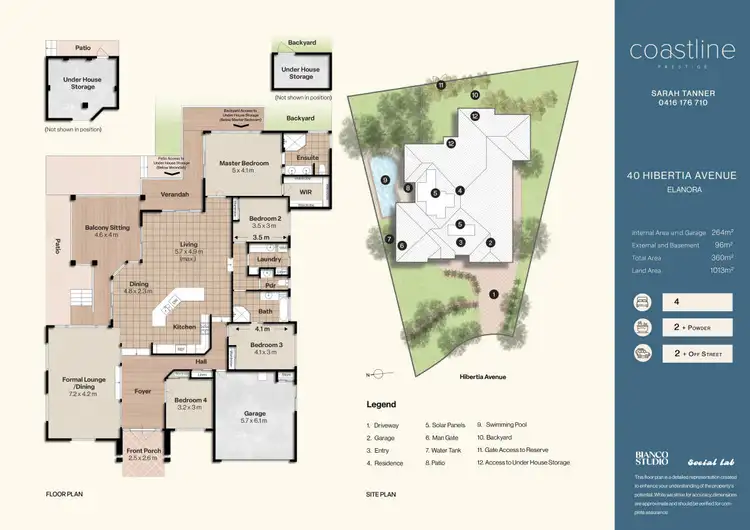 Floorplan of Homely house listing, 40 Hibertia Avenue, Elanora QLD 4221