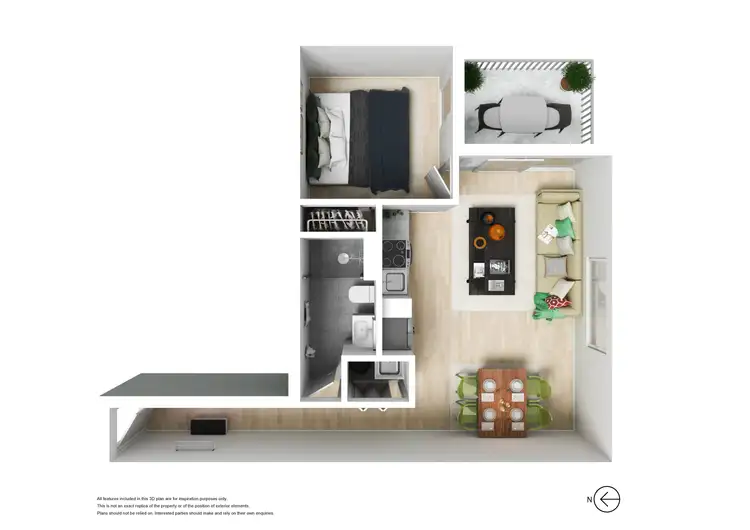 Floorplan of Homely apartment listing, 906/10 Claremont Street, South Yarra VIC 3141