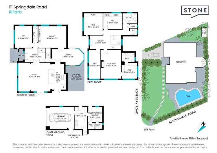 Floorplan of Homely house listing, 61 Springdale Road, Killara NSW 2071