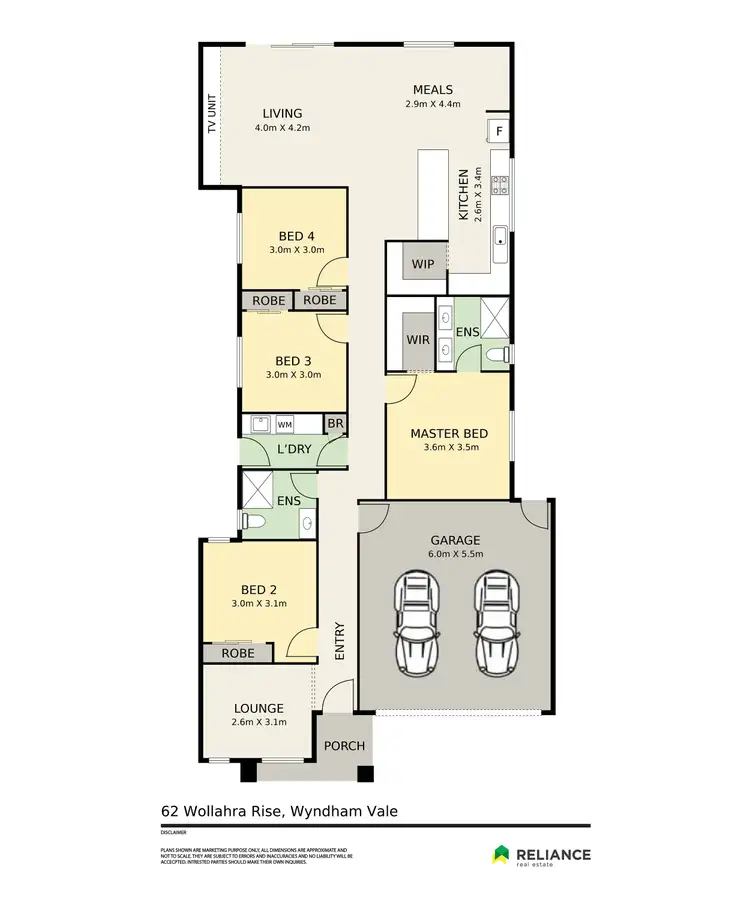Floorplan of Homely house listing, 62 Wollahra Rise, Wyndham Vale VIC 3024