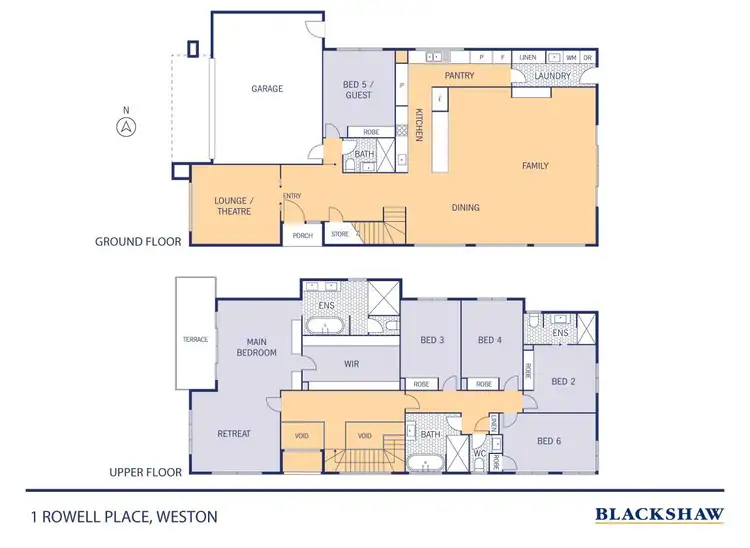Floorplan of Homely house listing, 1 Rowell Place, Weston ACT 2611