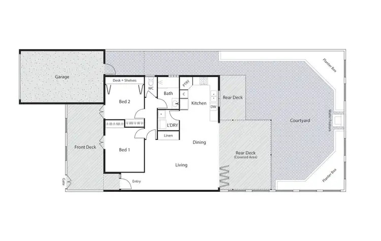 Floorplan of Homely house listing, 13 Cosgrove Street, Curtin ACT 2605