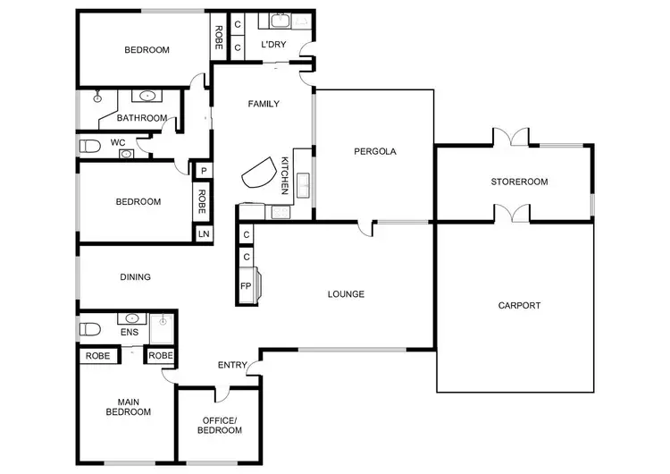 Floorplan of Homely house listing, 28 Carleton Street, Kambah ACT 2902
