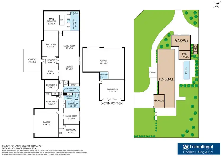 Floorplan of Homely house listing, 8 Cabernet Drive, Moama NSW 2731