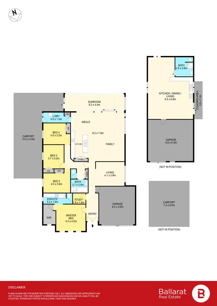 Floorplan of Homely house listing, 20 Clarkes Road, Enfield VIC 3352