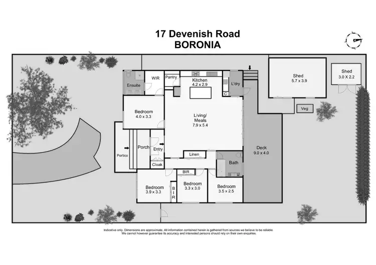 Floorplan of Homely house listing, 17 Devenish Road, Boronia VIC 3155