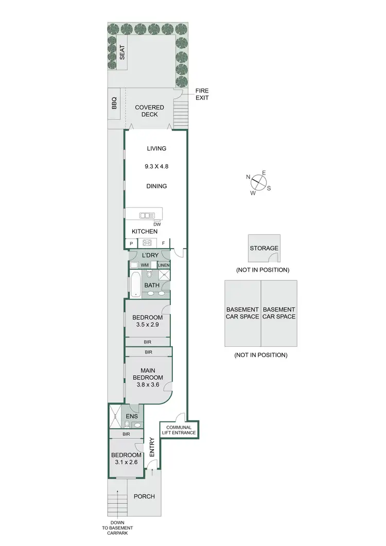 Floorplan of Homely townhouse listing, 1/50 Parkers Road, Parkdale VIC 3195