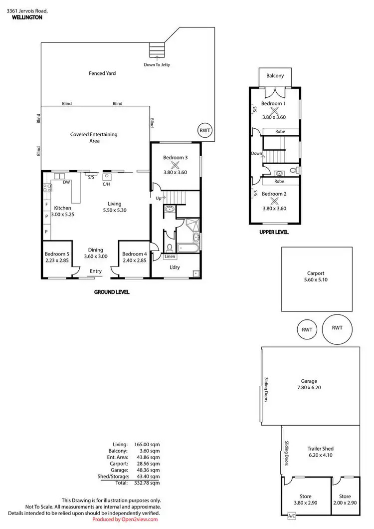 Floorplan of Homely house listing, 3361 Jervois Road, Wellington SA 5259