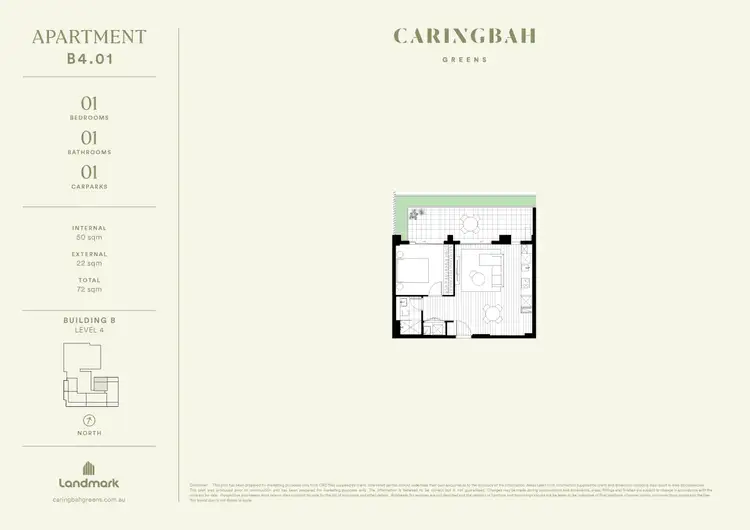 Floorplan of Homely apartment listing, C 7.04/101-109 Willarong Road, Caringbah NSW 2229