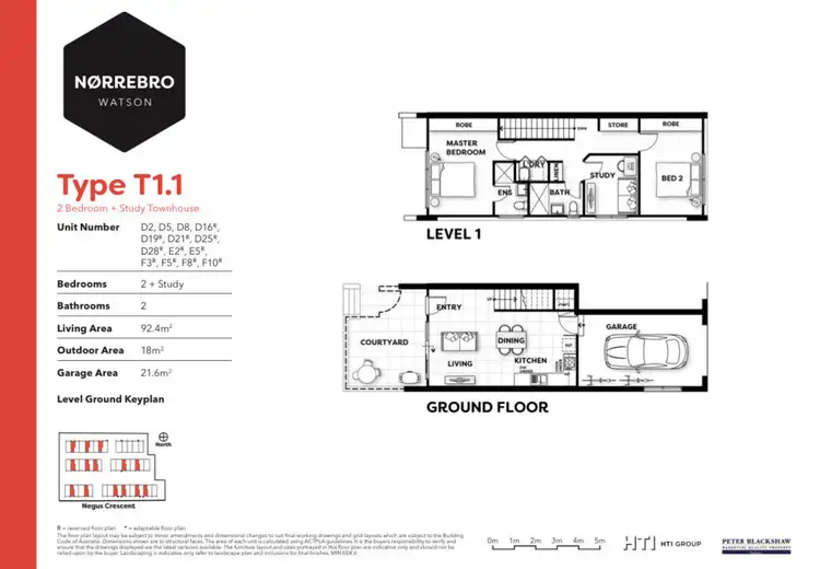 Floorplan of Homely townhouse listing, 11C Negus Crescent, Watson ACT 2602