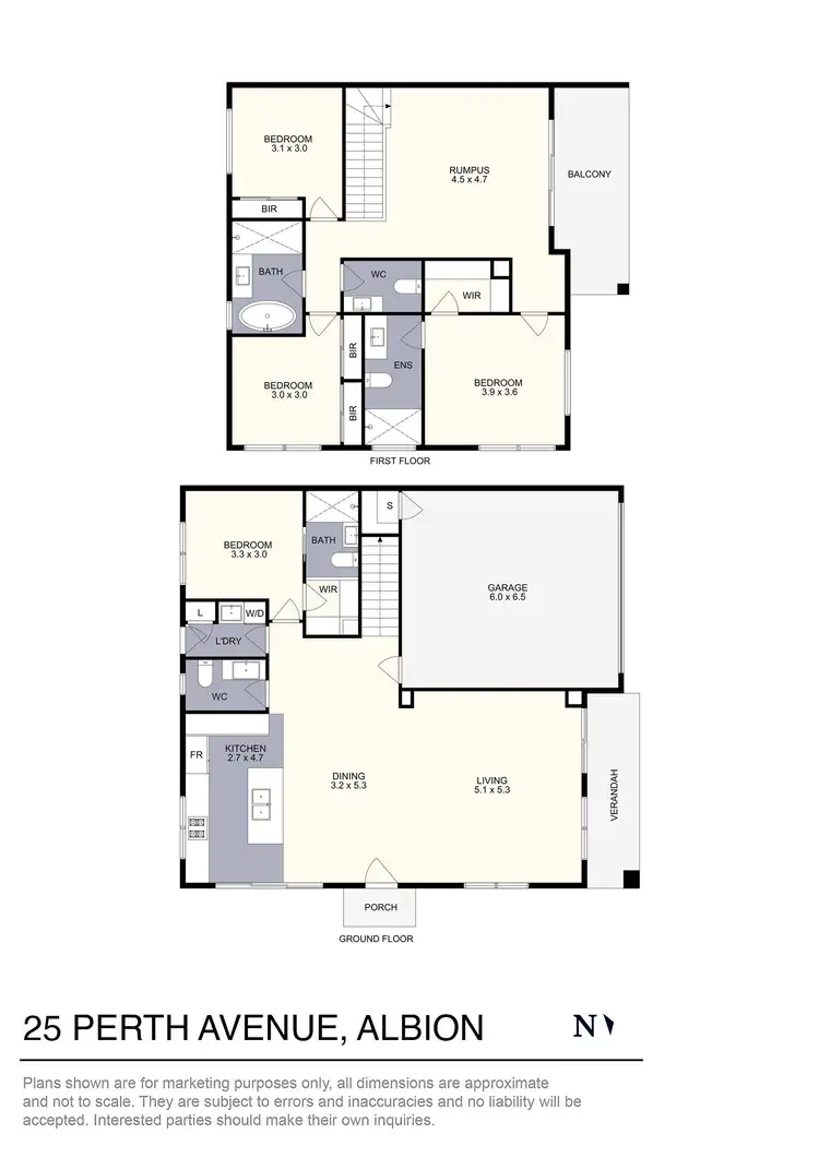 Floorplan of Homely house listing, 25 Perth Avenue, Albion VIC 3020