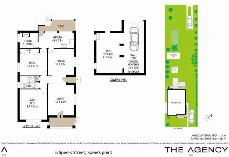 Floorplan of Homely house listing, 6 Speers Street, Speers Point NSW 2284