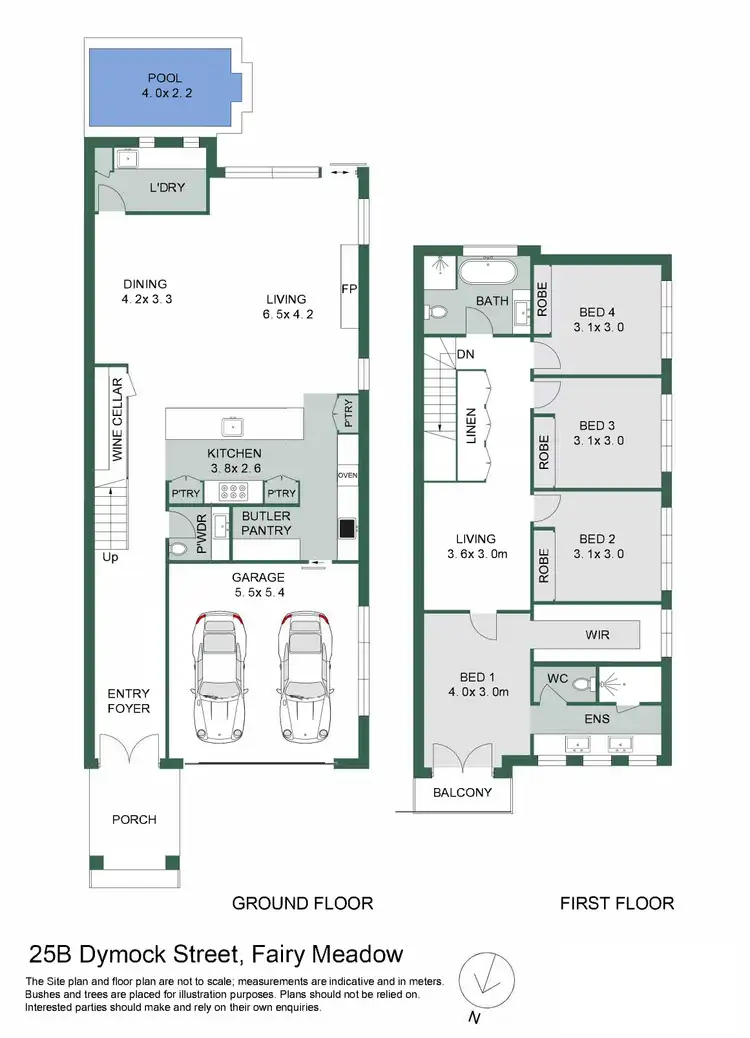 Floorplan of Homely house listing, 25B Dymock Street, Fairy Meadow NSW 2519