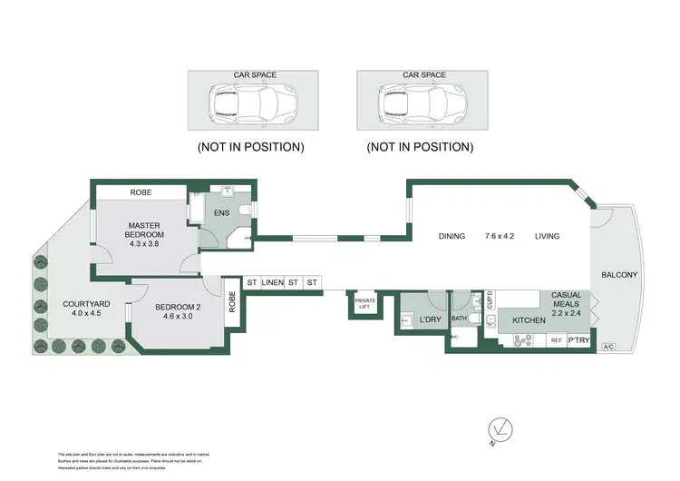 Floorplan of Homely apartment listing, 5/258 Pacific Highway, Crows Nest NSW 2065