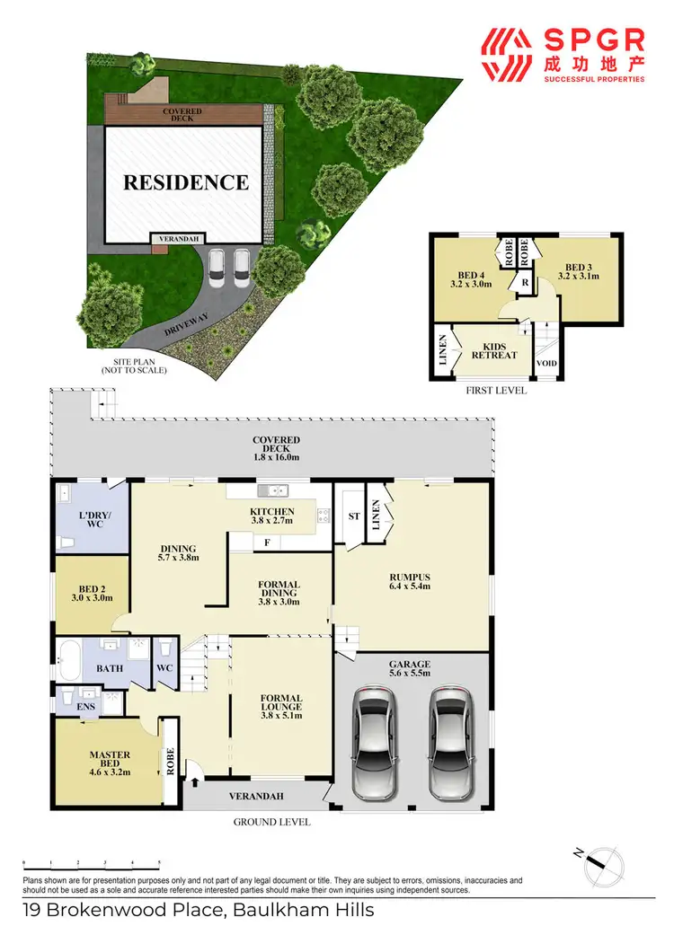 Floorplan of Homely house listing, 19 Brokenwood Place, Baulkham Hills NSW 2153