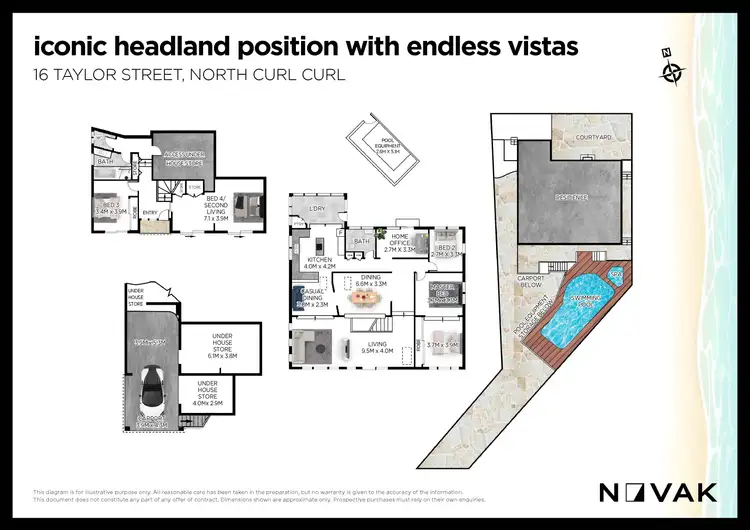 Floorplan of Homely house listing, 16 Taylor Street, North Curl Curl NSW 2099