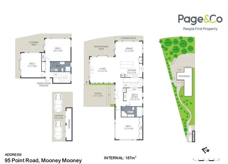Floorplan of Homely house listing, 95 Point Road, Mooney Mooney NSW 2083