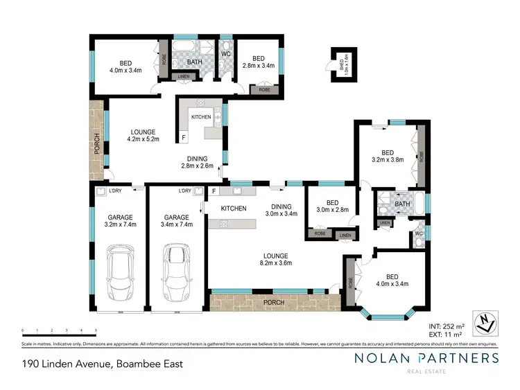 Floorplan of Homely block of units listing, 1&2/190 Linden Avenue, Boambee East NSW 2452