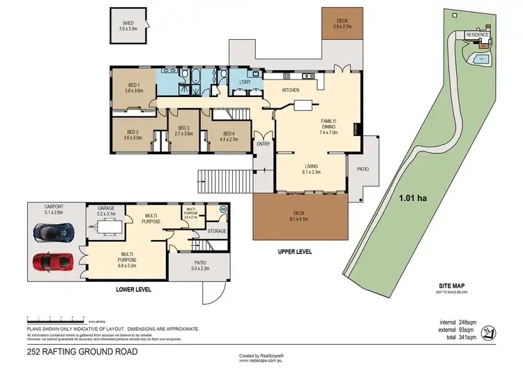 Floorplan of Homely rural property listing, 252 Rafting Ground Road, Brookfield QLD 4069