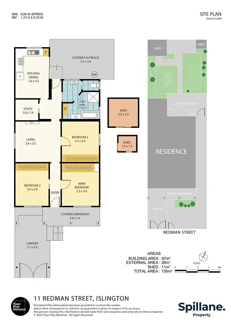 Floorplan of Homely house listing, 11 Redman Street, Islington NSW 2296