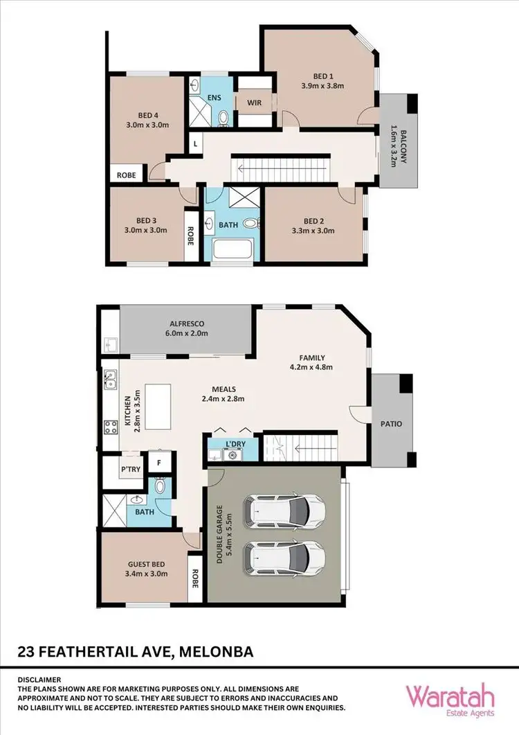 Floorplan of Homely house listing, 23 Feathertail Avenue, Marsden Park NSW 2765