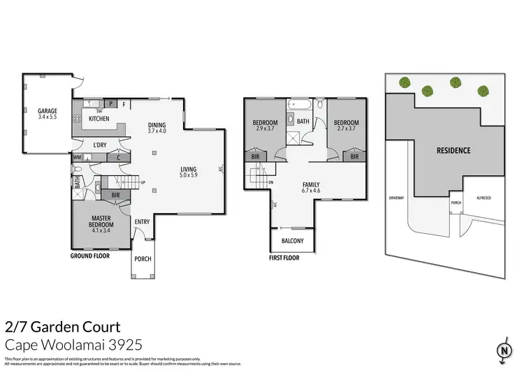 Floorplan of Homely house listing, 2/7 Garden Court, Cape Woolamai VIC 3925