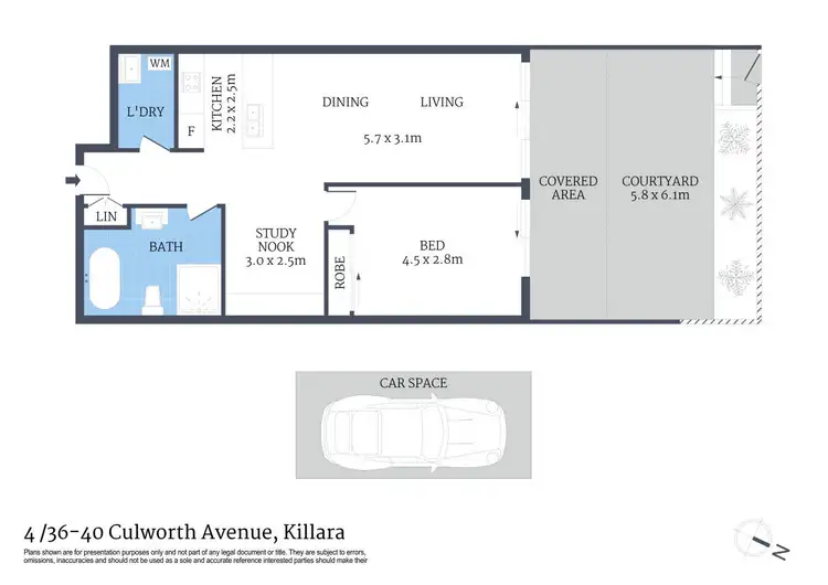 Floorplan of Homely apartment listing, 4/36-40 Culworth Avenue, Killara NSW 2071