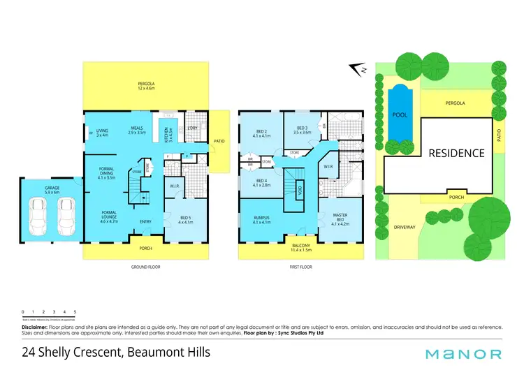 Floorplan of Homely house listing, 24 Shelly Crescent, Beaumont Hills NSW 2155
