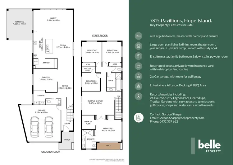 Floorplan of Homely house listing, 7815 Pavilions Close, Hope Island QLD 4212