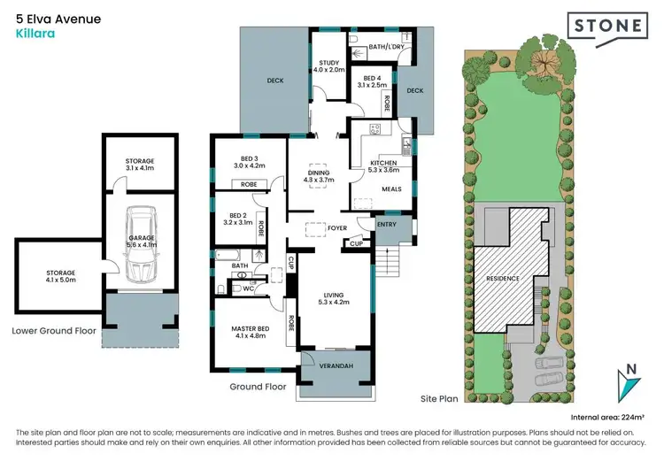 Floorplan of Homely house listing, 5 Elva Avenue, Killara NSW 2071
