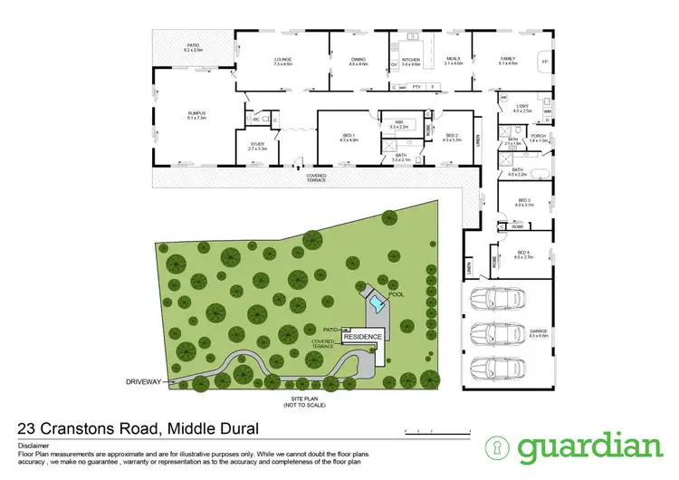 Floorplan of Homely rural property listing, 23 Cranstons Road, Middle Dural NSW 2158