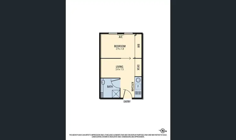 Floorplan of Homely apartment listing, 10A/116-130 Main Drive, Macleod VIC 3085