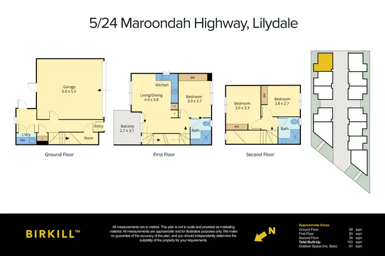 Floorplan of Homely house listing, 5/24 Maroondah Highway, Lilydale VIC 3140