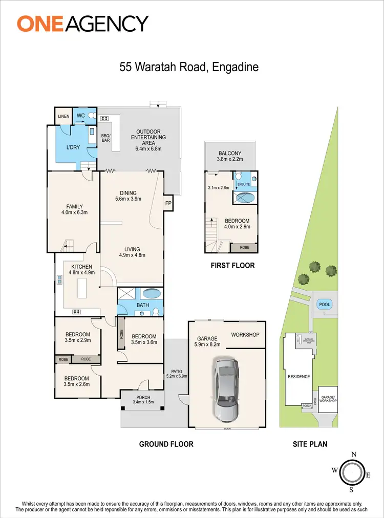 Floorplan of Homely house listing, 55 Waratah Road, Engadine NSW 2233