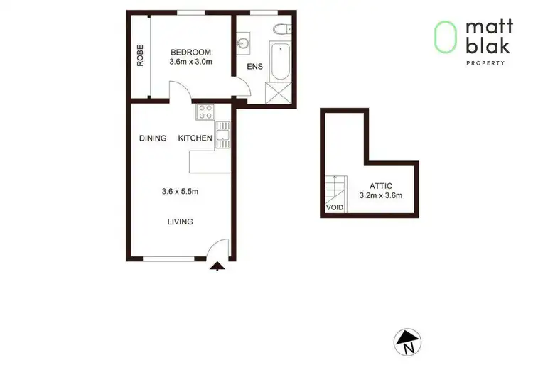 Floorplan of Homely apartment listing, 4/77 Mitchell Road, Cronulla NSW 2230