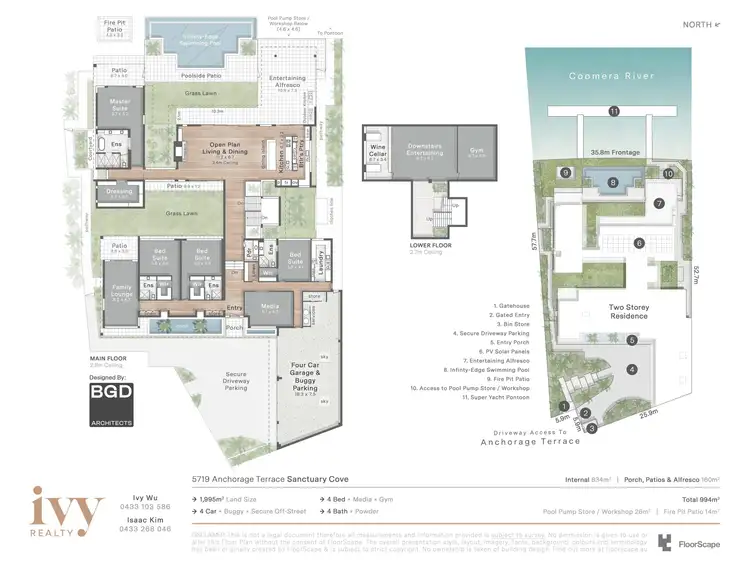 Floorplan of Homely house listing, 5719 Anchorage Terrace, Sanctuary Cove QLD 4212