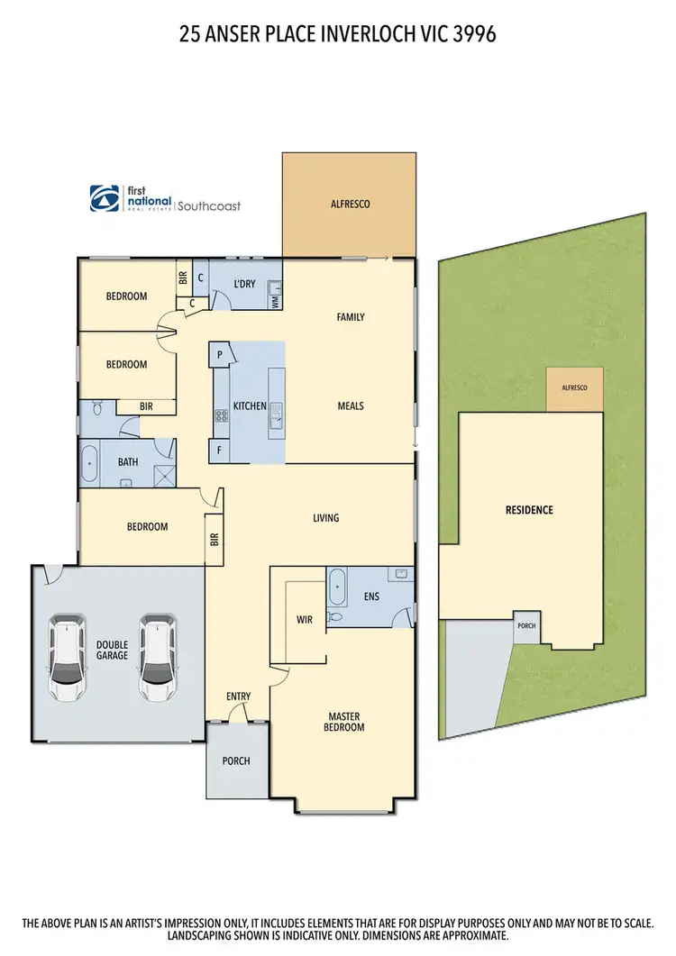 Floorplan of Homely house listing, 25 Anser Place, Inverloch VIC 3996