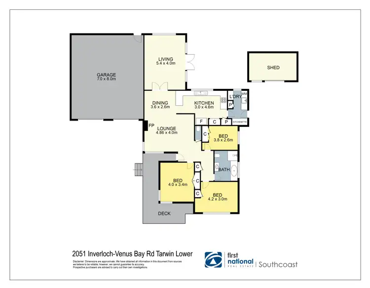 Floorplan of Homely house listing, 2051 Inverloch-Venus Bay Road, Tarwin Lower VIC 3956