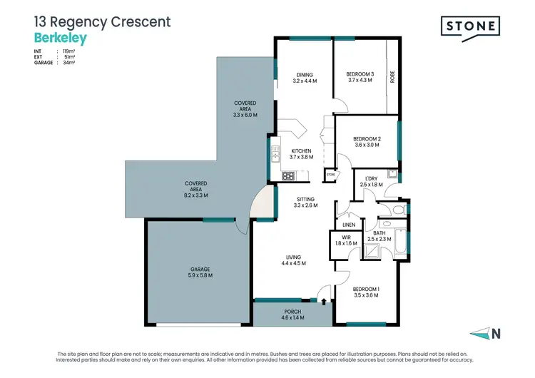 Floorplan of Homely house listing, 13 Regency Crescent, Berkeley NSW 2506