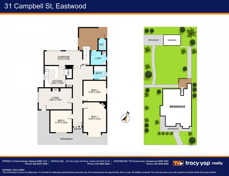 Floorplan of Homely house listing, 31 Campbell Street, Eastwood NSW 2122