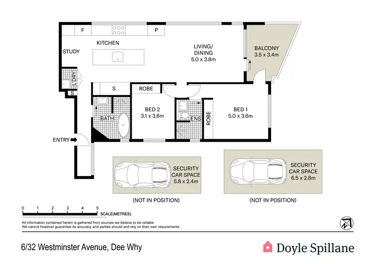 Floorplan of Homely apartment listing, 6/32 Westminster Avenue, Dee Why NSW 2099