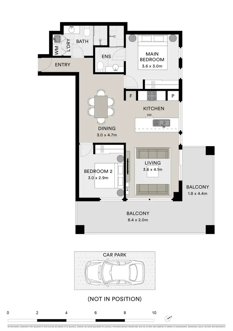 Floorplan of Homely apartment listing, 506/8 Gheringhap Street, Geelong VIC 3220