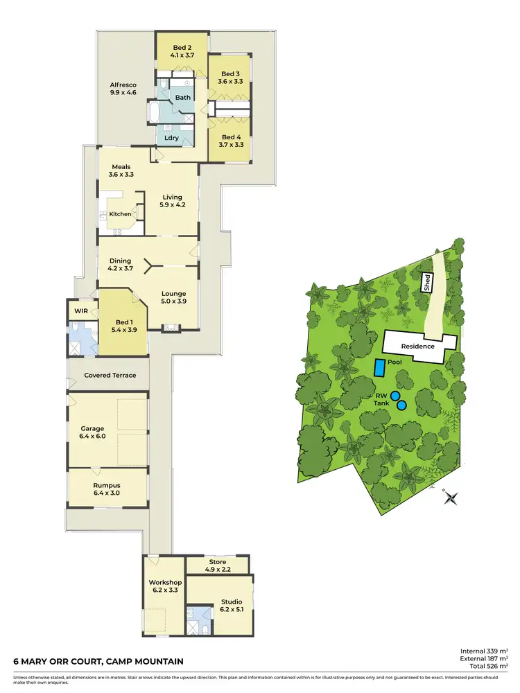 Floorplan of Homely house listing, 6 Mary Orr Court, Camp Mountain QLD 4520