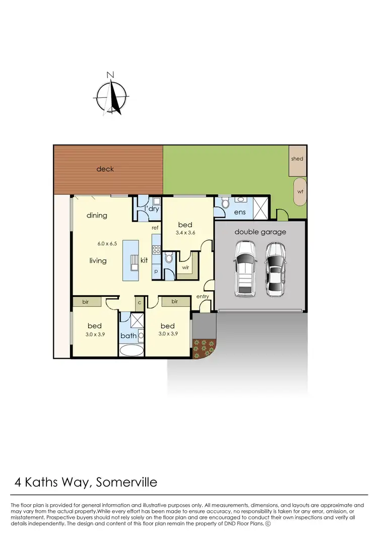 Floorplan of Homely townhouse listing, 4 Kaths Way, Somerville VIC 3912