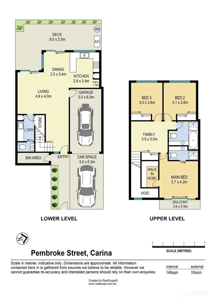 Floorplan of Homely townhouse listing, 1/118 Pembroke Street, Carina QLD 4152
