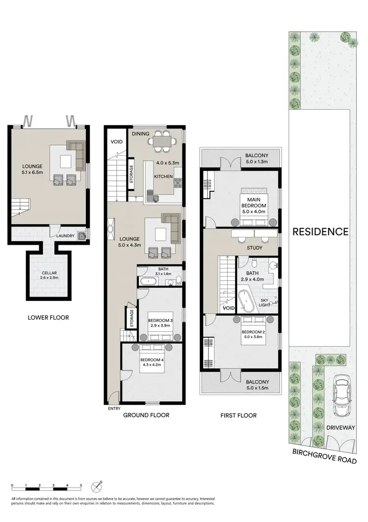 Floorplan of Homely house listing, 76A Birchgrove Road, Balmain NSW 2041