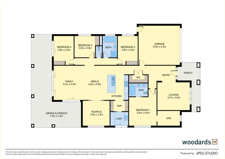 Floorplan of Homely house listing, 5 Nira Drive, Sunbury VIC 3429