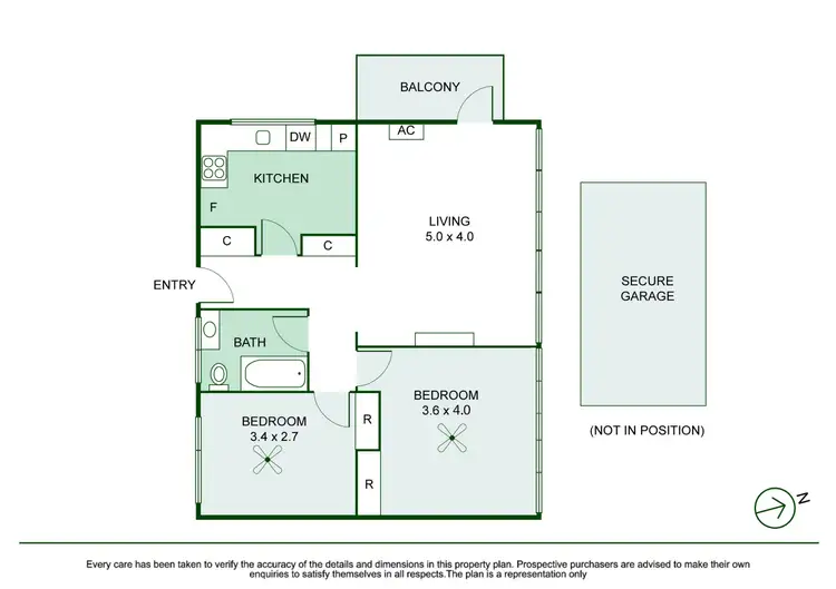 Floorplan of Homely apartment listing, 4/2 Rae Court, Prahran VIC 3181