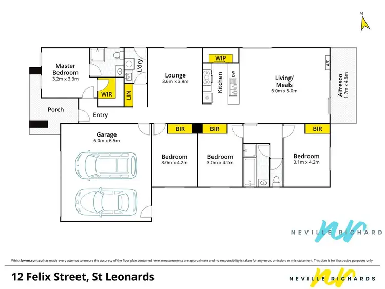Floorplan of Homely house listing, 12 Felix Street, St Leonards VIC 3223